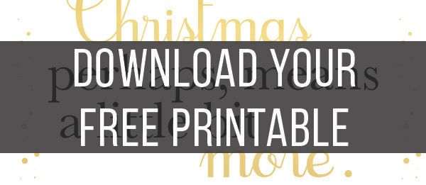  Download your FREE Christmas Printable