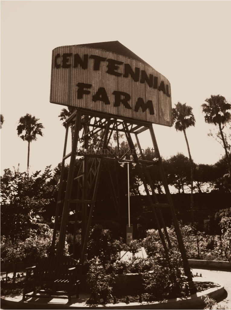 centennial farm sign tower