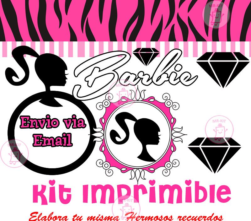 kit imprimible barbie kit imprimible barbie