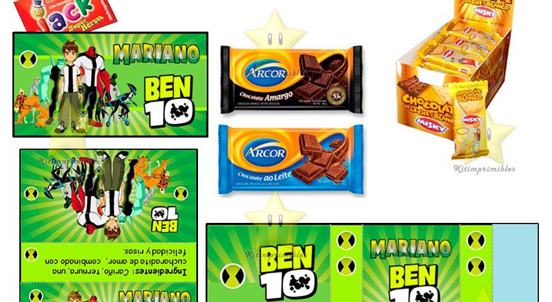 ben 10 golosinas 