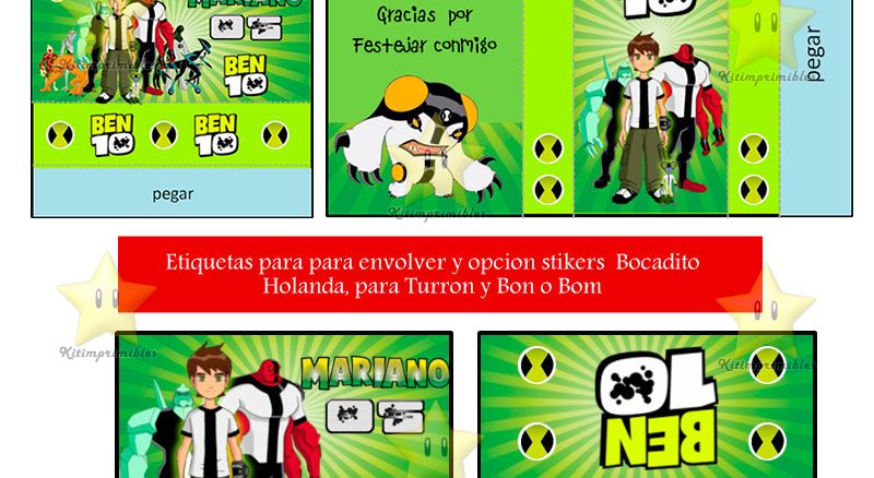 ben 10 golosinas 