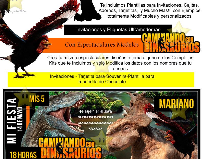 kit dinosaurios