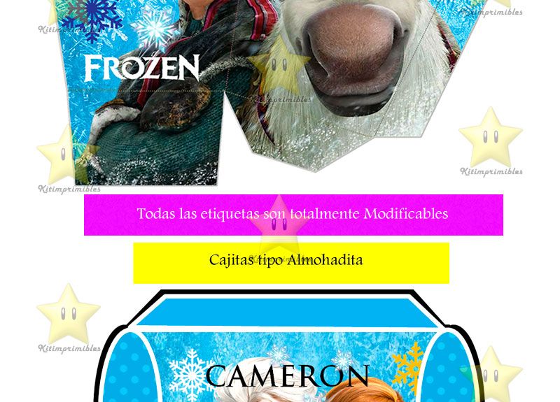 kit imprimible frozen