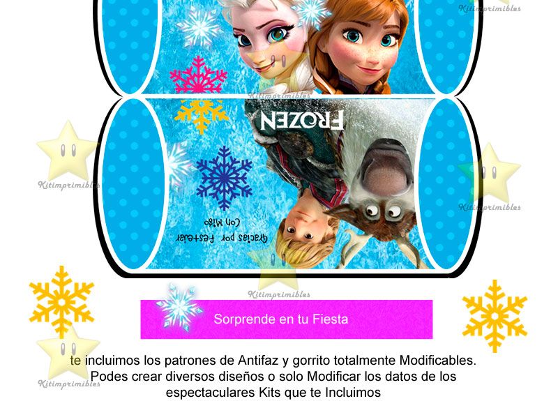 kit imprimible frozen