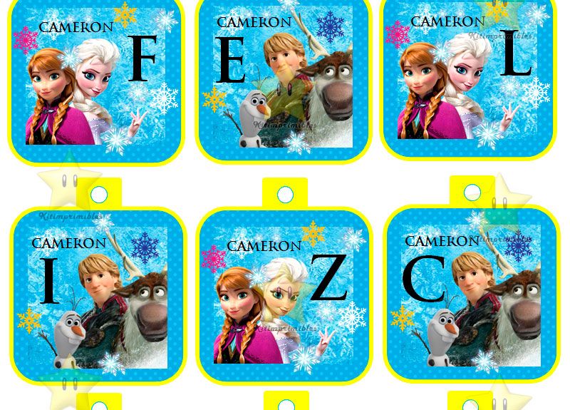 kit imprimible frozen