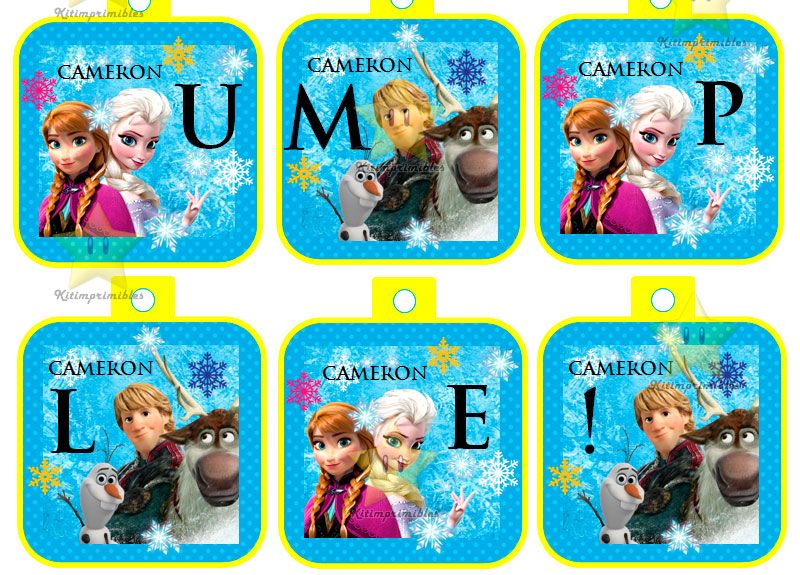 kit imprimible frozen