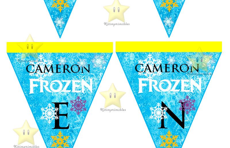 kit imprimible frozen