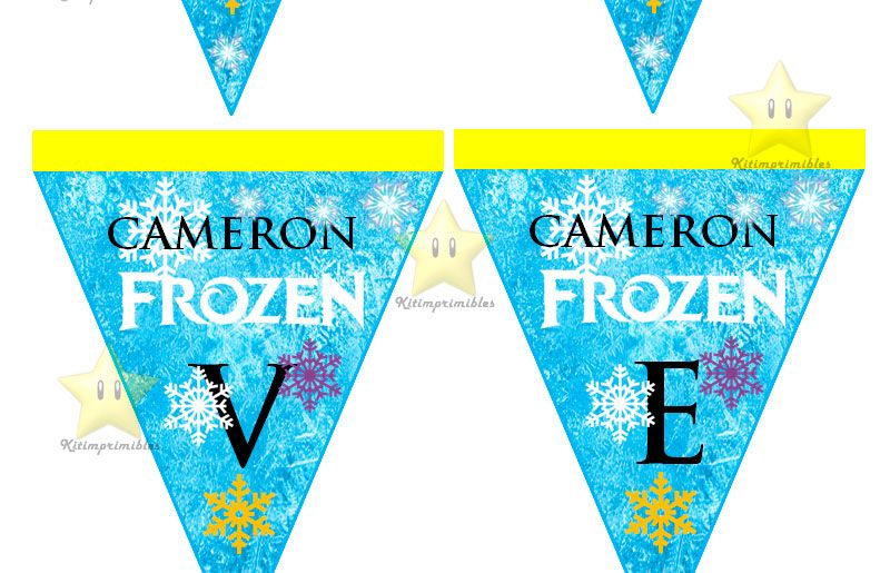 kit imprimible frozen