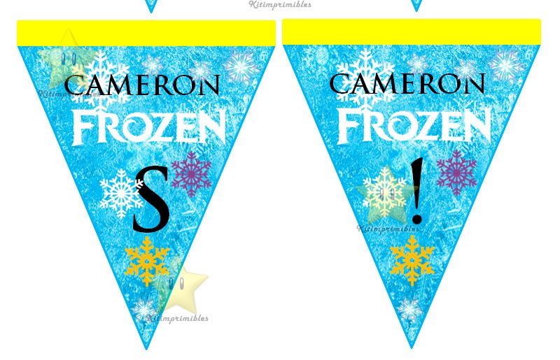 kit imprimible frozen