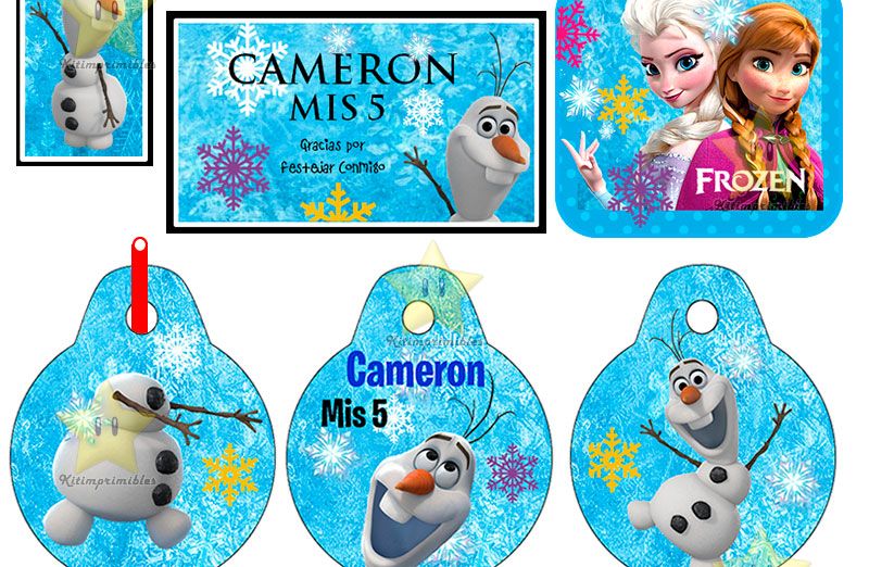 kit imprimible frozen