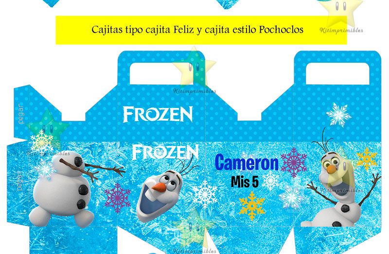 kit imprimible frozen