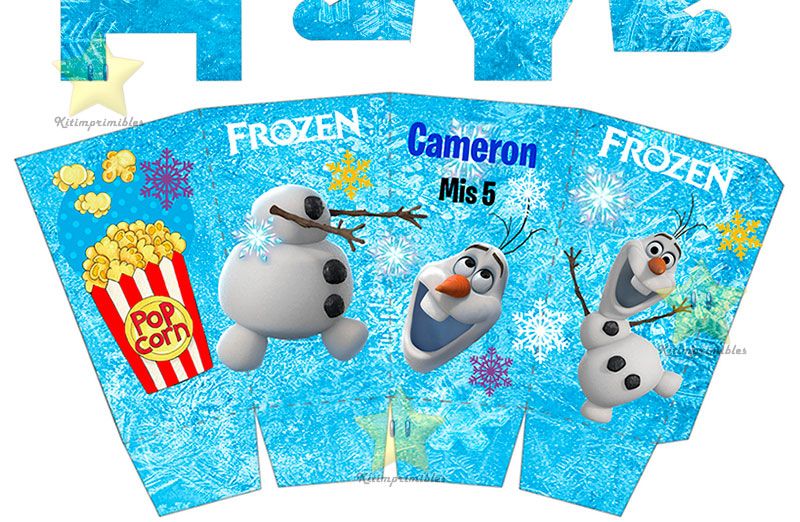 kit imprimible frozen