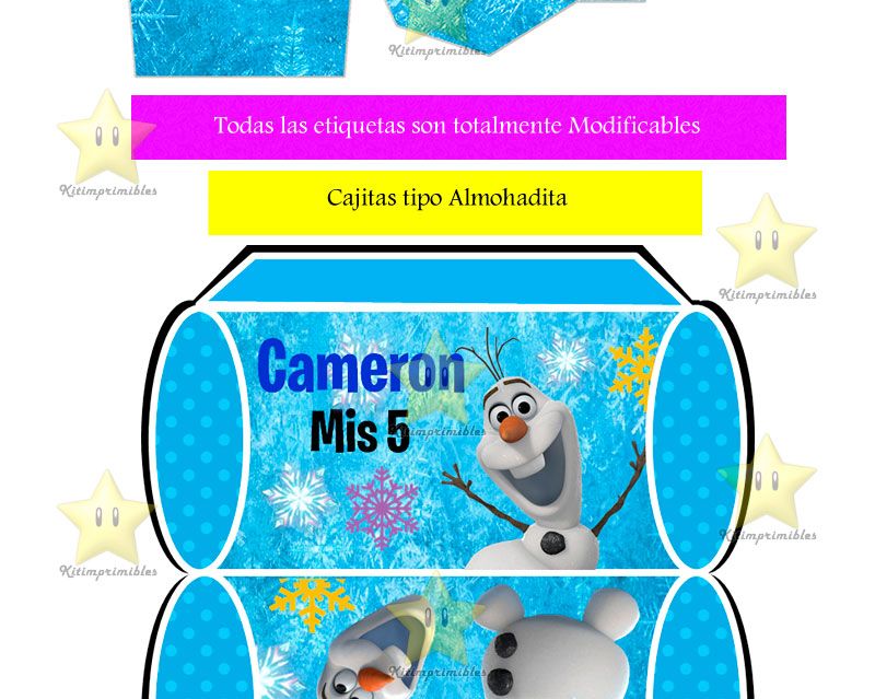 kit imprimible frozen