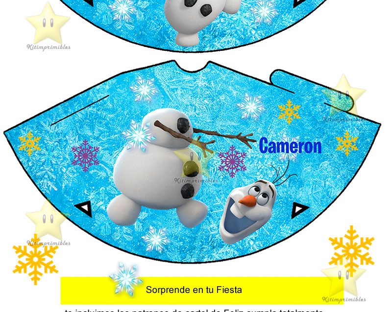 kit imprimible frozen