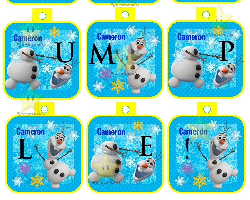 kit imprimible frozen