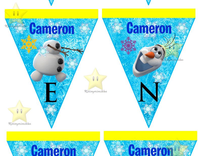kit imprimible frozen