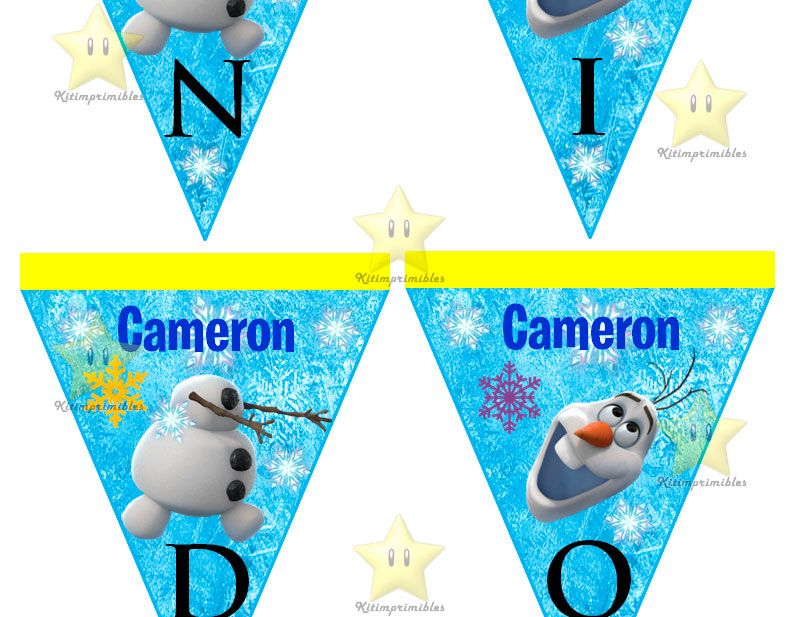 kit imprimible frozen