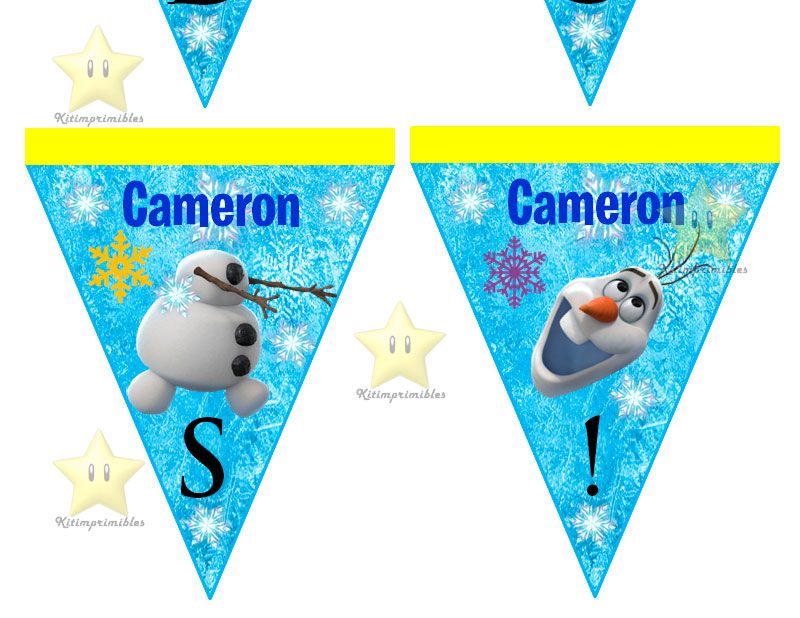 kit imprimible frozen
