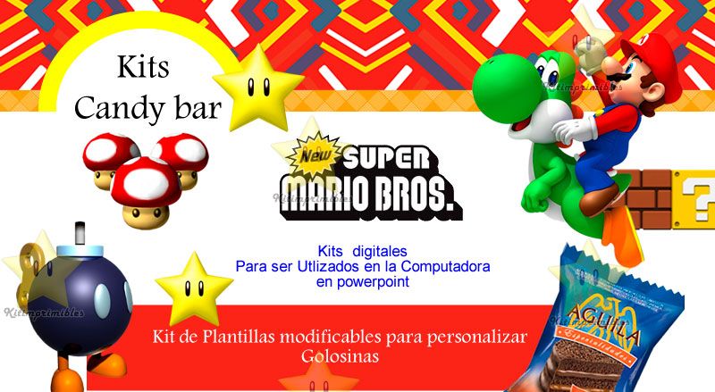 Mario Bross golosinas 