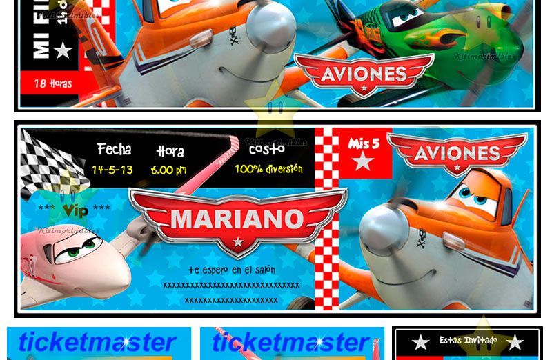 aviones de disney