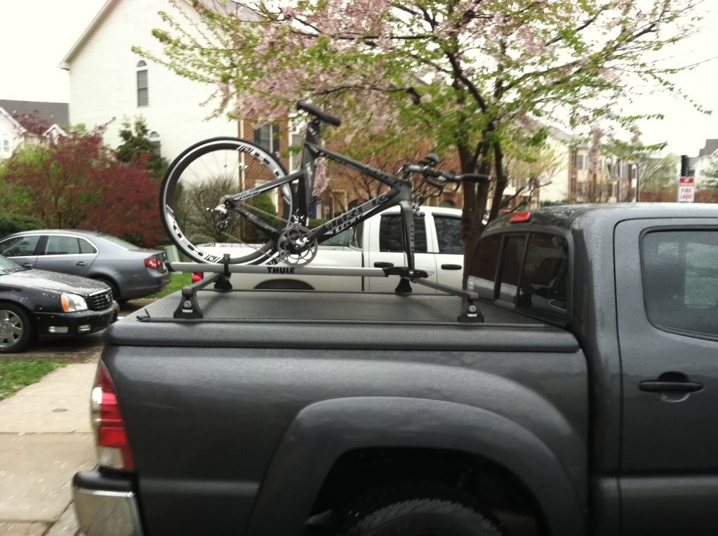 bike rack on undercover tonneau