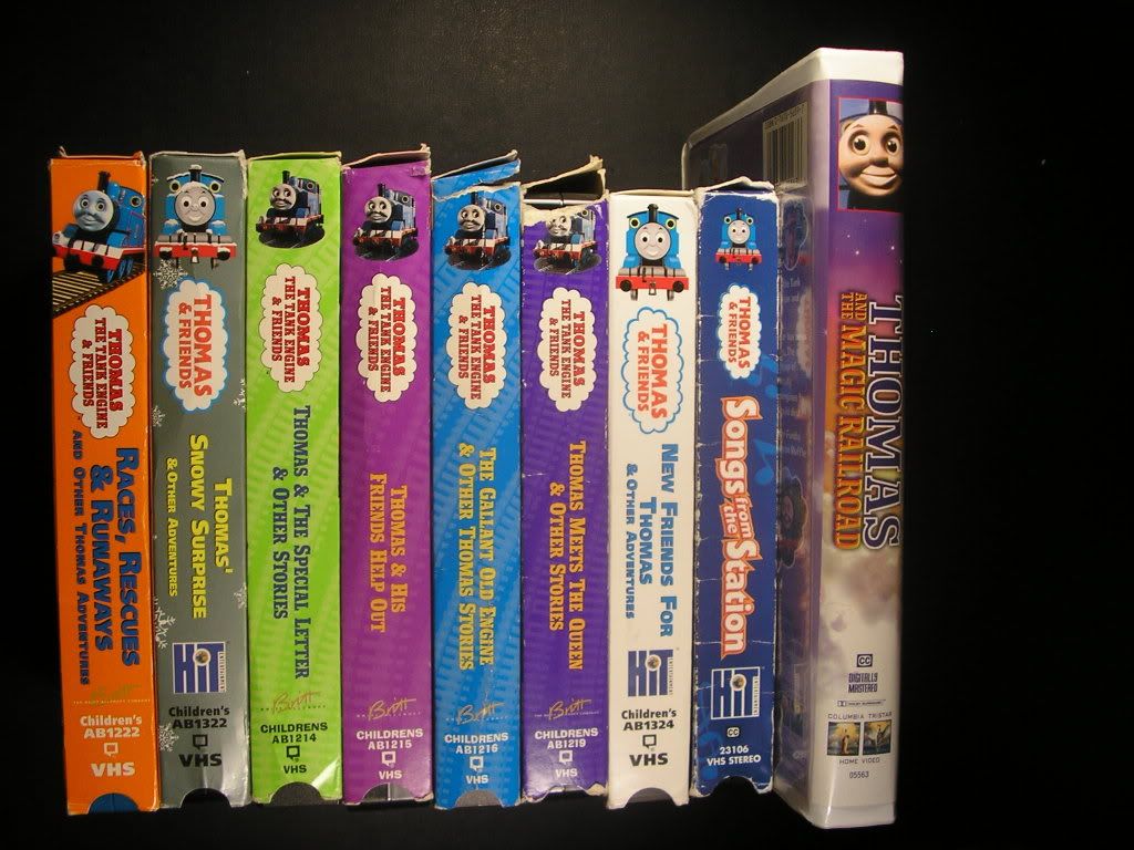 Thomas The Train And Friends Tank Engine 9 Vhs Lot Ebay