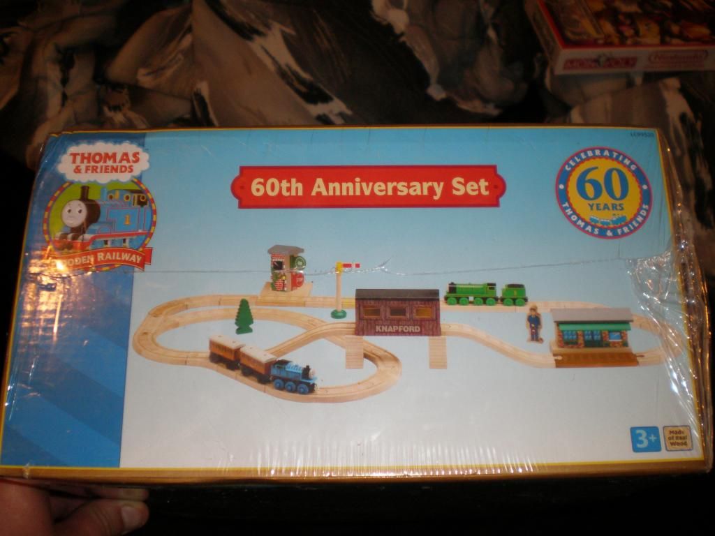 NEW SEALED Thomas the Tank Engine 60th Anniversary Wooden Train Set | eBay
