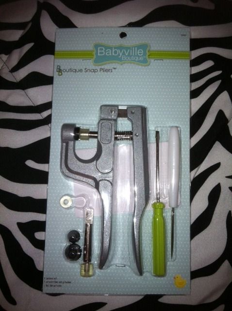 NIP Babyville snap pliers PPD NIP Babyville snap pliers PPD