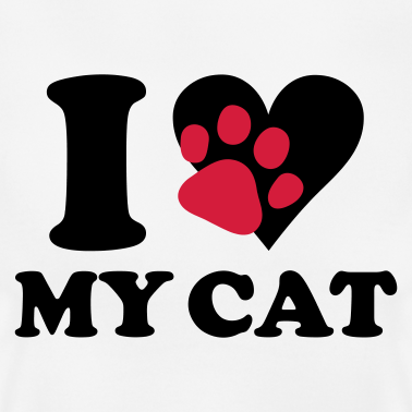 Logo Design Love on White I Love My Cat Cats Women S T Shirts Design1 Png I Love My Cat