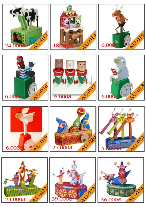 Bán mô hình giấy 3D chưa thành phẩm với 3,000 mẫu. - 8