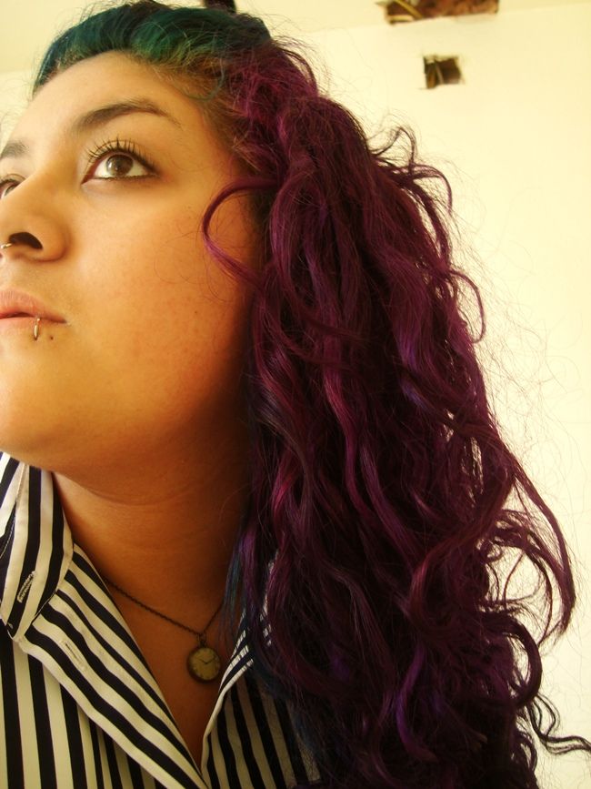 purple hair