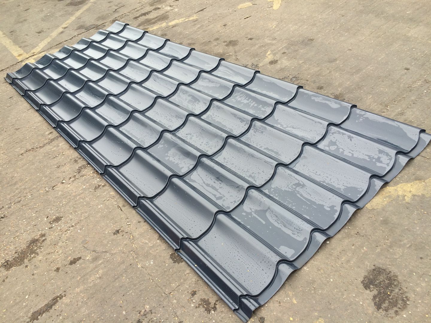 Pan Tile Steel Roofing Sheets (look like real tiles / tiled) Metal Roof
