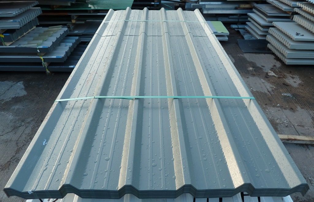 Box Profile Roofing Sheets Steel Metal Tin Roof Merlin Grey Pvc 