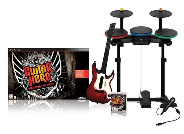 Guitar Hero Warriors Of Rock Ps3 Bundle. -original Guitar hero:warriors