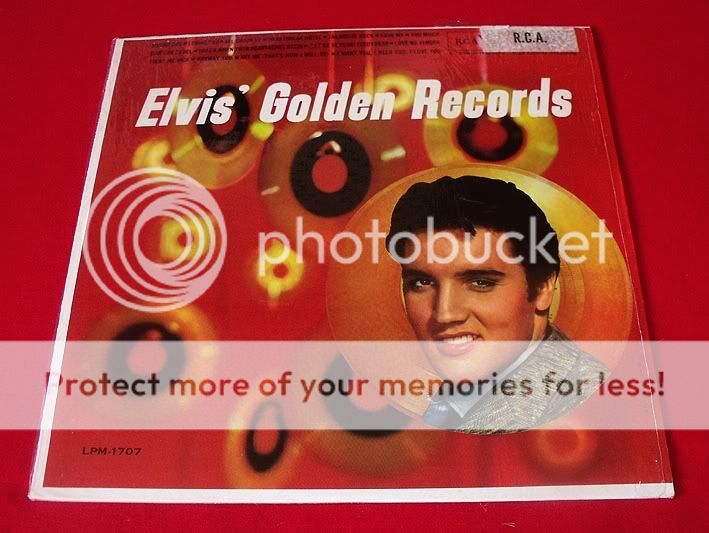 ELVIS PRESLEY Golden Records ULTRA RARE Label Cover Up LPM 1707 | eBay