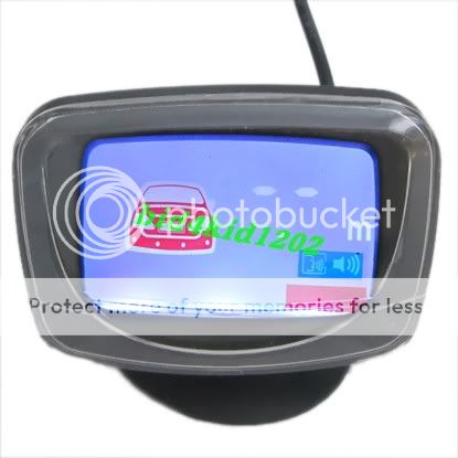 LCD Display 8 Parking Sensor Car Reverse Backup Radar 3 colors for 