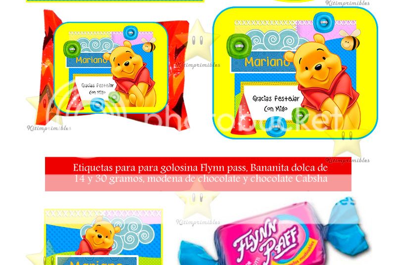 Winnie Pooh golosinas 