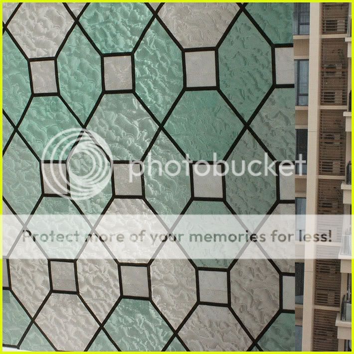   Decorative Privacy adhesive free Static cling Window Film Treatments